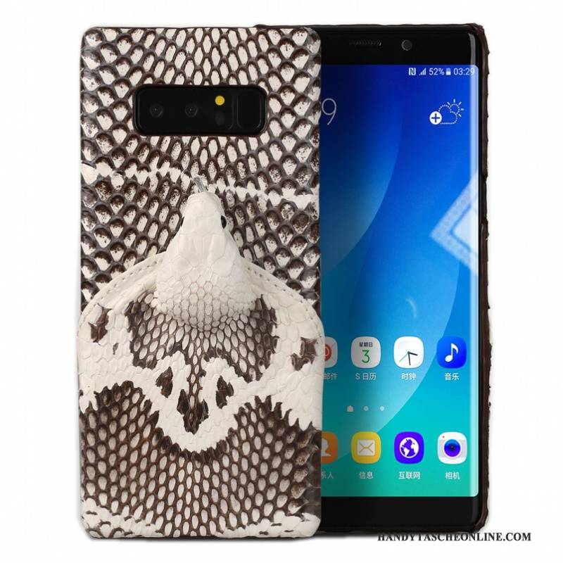 Hülle Samsung Galaxy Note 8 Lederhülle Handyhüllen Elegant, Case Samsung Galaxy Note 8 Retro Trend Angepasst