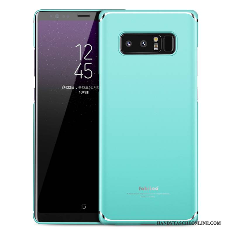 Hülle Samsung Galaxy Note 8 Schutz Grün Schwer, Case Samsung Galaxy Note 8 Einfarbig Handyhüllen