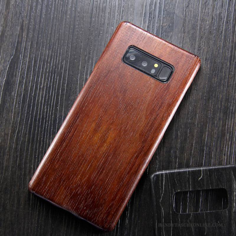 Hülle Samsung Galaxy Note 8 Schutz Schlank Holz, Case Samsung Galaxy Note 8 Massivholz Trendmarke Handyhüllen