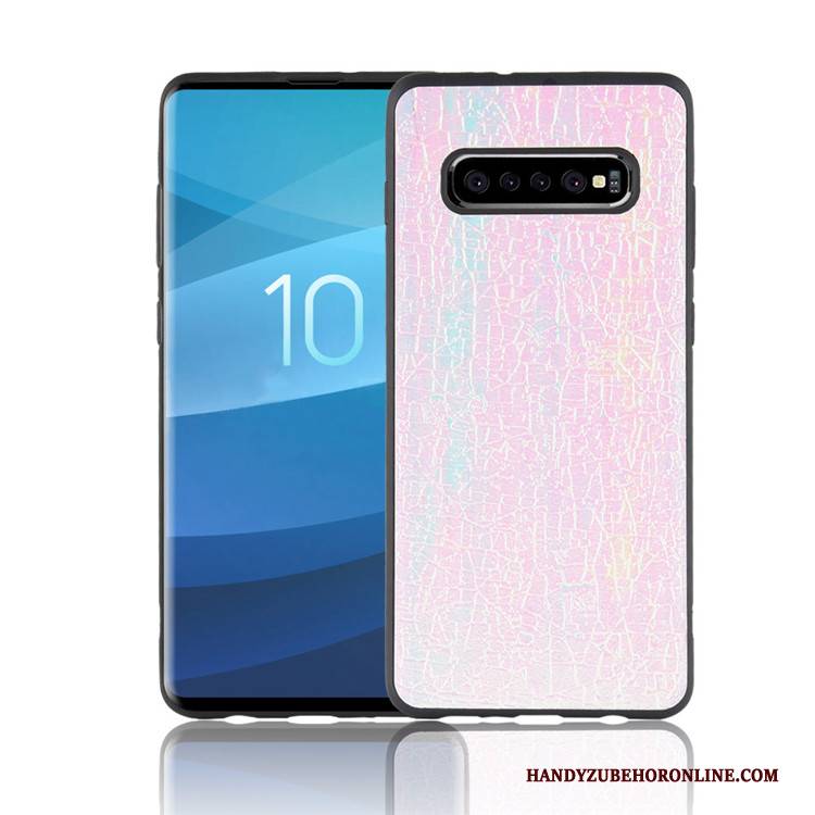 Hülle Samsung Galaxy S10 Kreativ Schwarz Handyhüllen, Case Samsung Galaxy S10 Farbe Anti-sturz