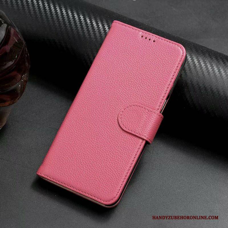 Hülle Samsung Galaxy S10e Taschen Rosa Anti-sturz, Case Samsung Galaxy S10e Lederhülle Kuh Handyhüllen