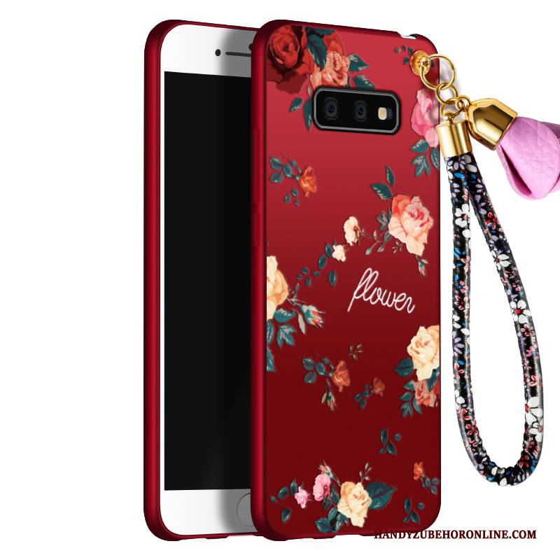 Hülle Samsung Galaxy S10e Weiche Rot Handyhüllen, Case Samsung Galaxy S10e