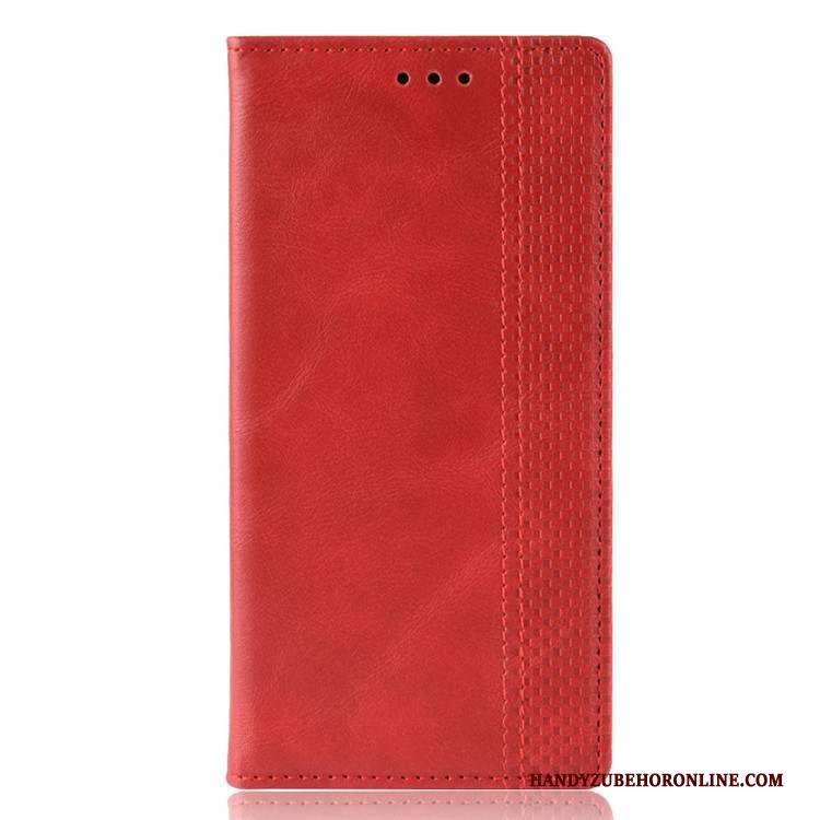 Hülle Samsung Galaxy S20 Ultra Weiche Rot Brieftasche, Case Samsung Galaxy S20 Ultra Lederhülle