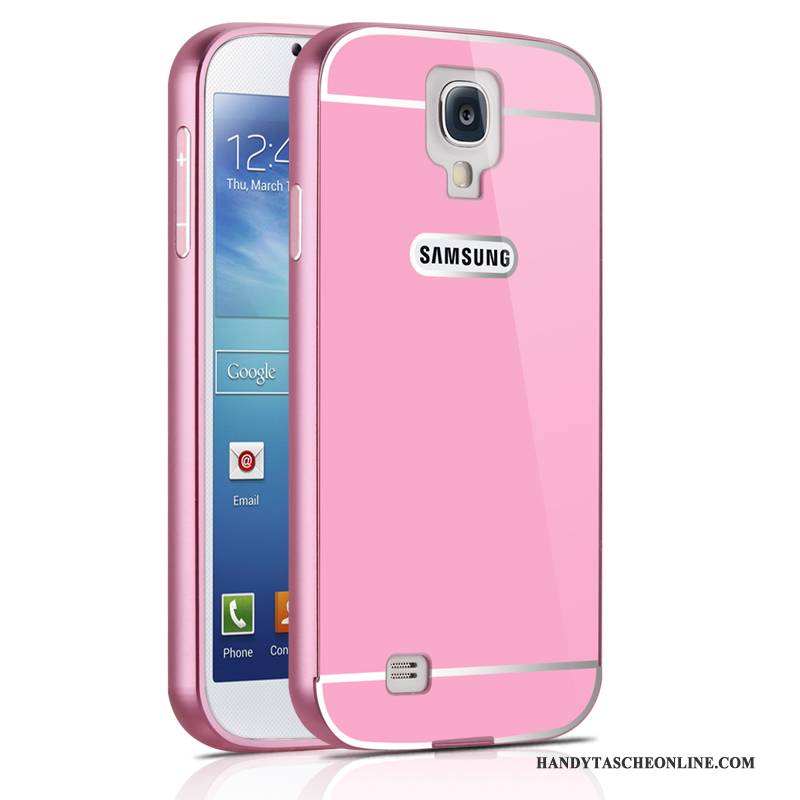 Hülle Samsung Galaxy S4 Metall Grenze Anti-sturz, Case Samsung Galaxy S4 Schutz Handyhüllen Rosa