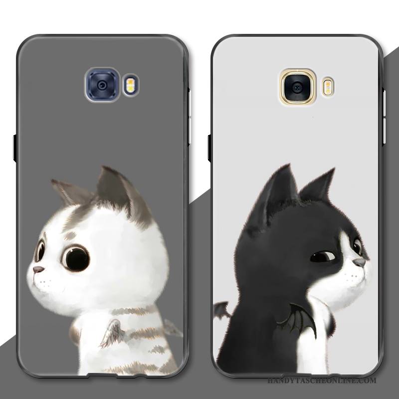 Hülle Samsung Galaxy S7 Edge Schutz Nette Engel, Case Samsung Galaxy S7 Edge Katzen Handyhüllen