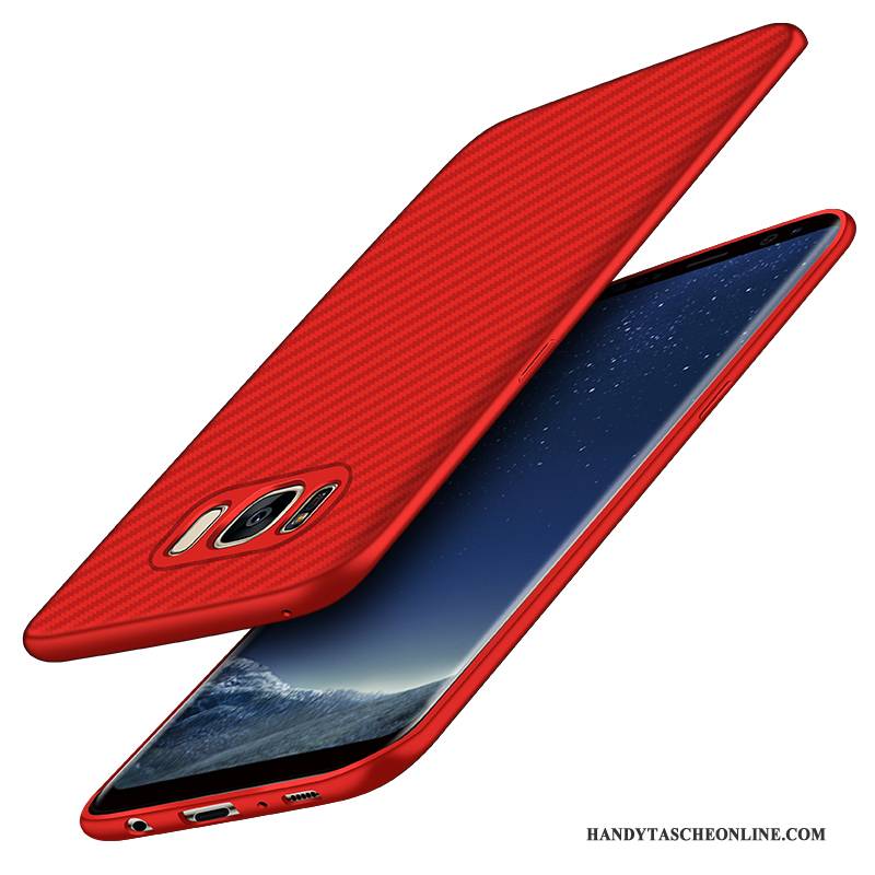 Hülle Samsung Galaxy S7 Edge Taschen Anti-sturz Rot, Case Samsung Galaxy S7 Edge Schutz Handyhüllen Nubuck