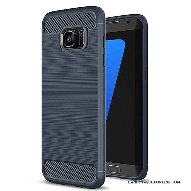 Hülle Samsung Galaxy S7 Edge Taschen Grün, Case Samsung Galaxy S7 Edge Weiche