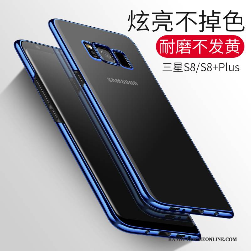 Hülle Samsung Galaxy S7 Edge Taschen Handyhüllen Blau, Case Samsung Galaxy S7 Edge Kreativ Anti-sturz Transparent