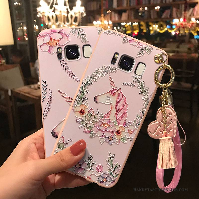 Hülle Samsung Galaxy S7 Edge Taschen Rosa Nette, Case Samsung Galaxy S7 Edge Silikon Persönlichkeit Trend