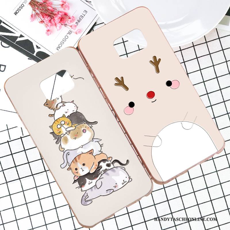 Hülle Samsung Galaxy S7 Edge Weiche Anti-sturz Khaki, Case Samsung Galaxy S7 Edge Karikatur Handyhüllen Schwer