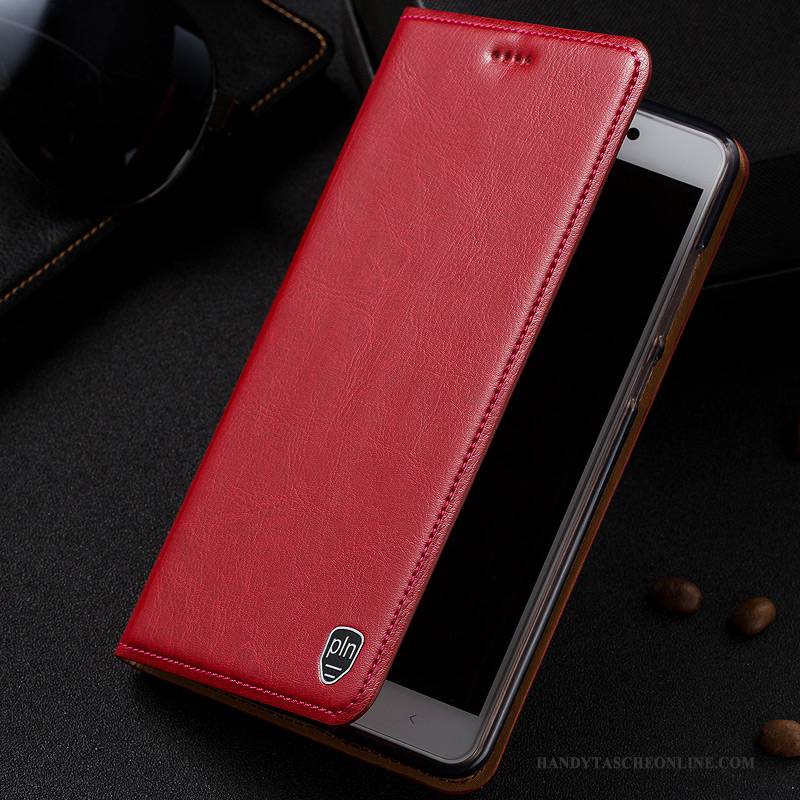 Hülle Samsung Galaxy S8 Folio Handyhüllen Rot, Case Samsung Galaxy S8 Lederhülle Muster