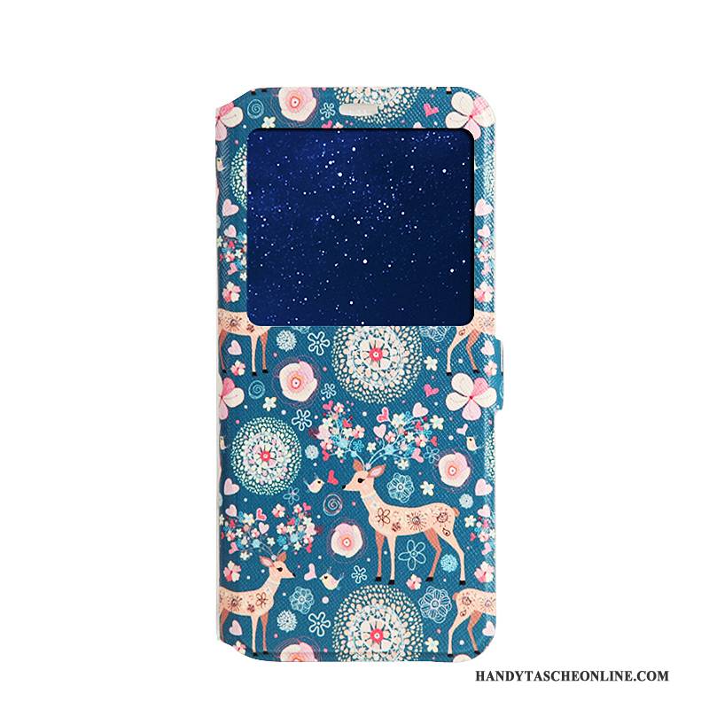 Hülle Samsung Galaxy S8+ Halterung Handyhüllen Blau, Case Samsung Galaxy S8+ Schutz