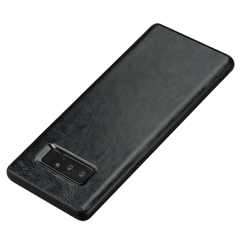 Hülle Samsung Galaxy S8+ Halterung Schnalle Schwarz, Case Samsung Galaxy S8+ Lederhülle Einfach Ring