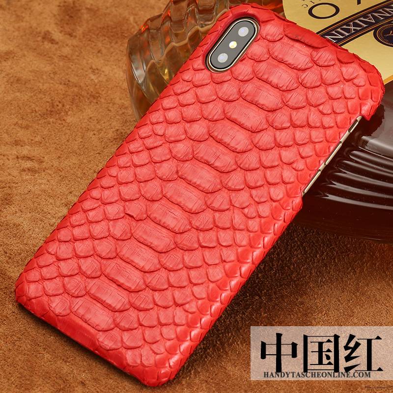 Hülle Samsung Galaxy S8+ Leder Handyhüllen Schlank, Case Samsung Galaxy S8+ Lederhülle Trendmarke Rot