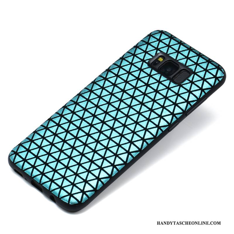 Hülle Samsung Galaxy S8 Luxus Handyhüllen Trend, Case Samsung Galaxy S8 Schutz Hintere Abdeckung Blau