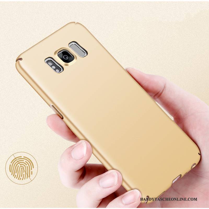 Hülle Samsung Galaxy S8+ Schutz Gold Schwer, Case Samsung Galaxy S8+ Nubuck Handyhüllen