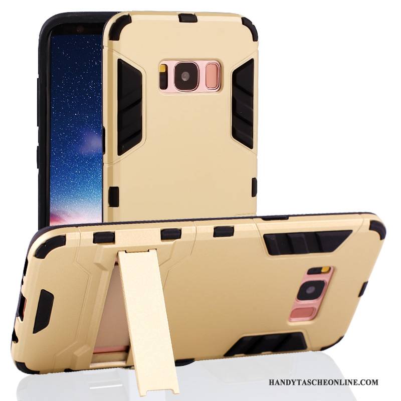 Hülle Samsung Galaxy S8 Schutz Handyhüllen Gold, Case Samsung Galaxy S8 Taschen Anti-sturz