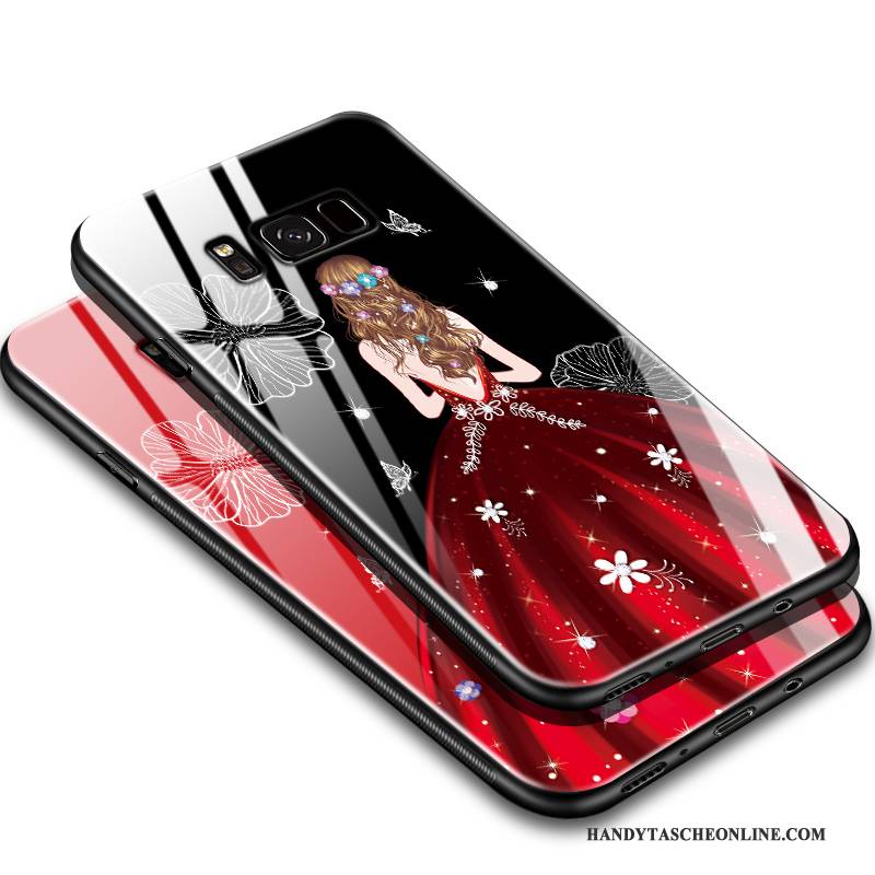 Hülle Samsung Galaxy S8+ Silikon Rot Anti-sturz, Case Samsung Galaxy S8+ Schutz Schwer Glas