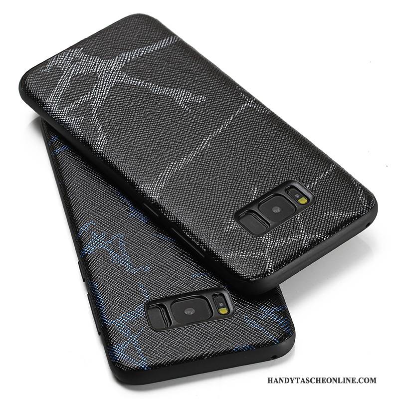 Hülle Samsung Galaxy S8 Taschen Anti-sturz Business, Case Samsung Galaxy S8 Kreativ Schwarz Persönlichkeit