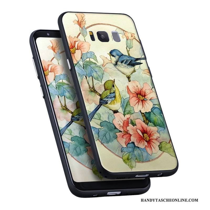 Hülle Samsung Galaxy S8 Taschen Handyhüllen Hängende Verzierungen, Case Samsung Galaxy S8 Farbe Chinesische Art Anti-sturz