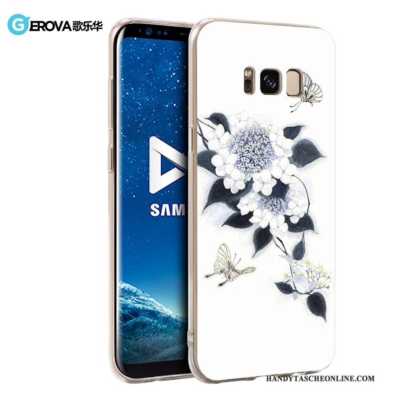 Hülle Samsung Galaxy S8+ Taschen Handyhüllen Weiß, Case Samsung Galaxy S8+ Silikon Anti-sturz Trend