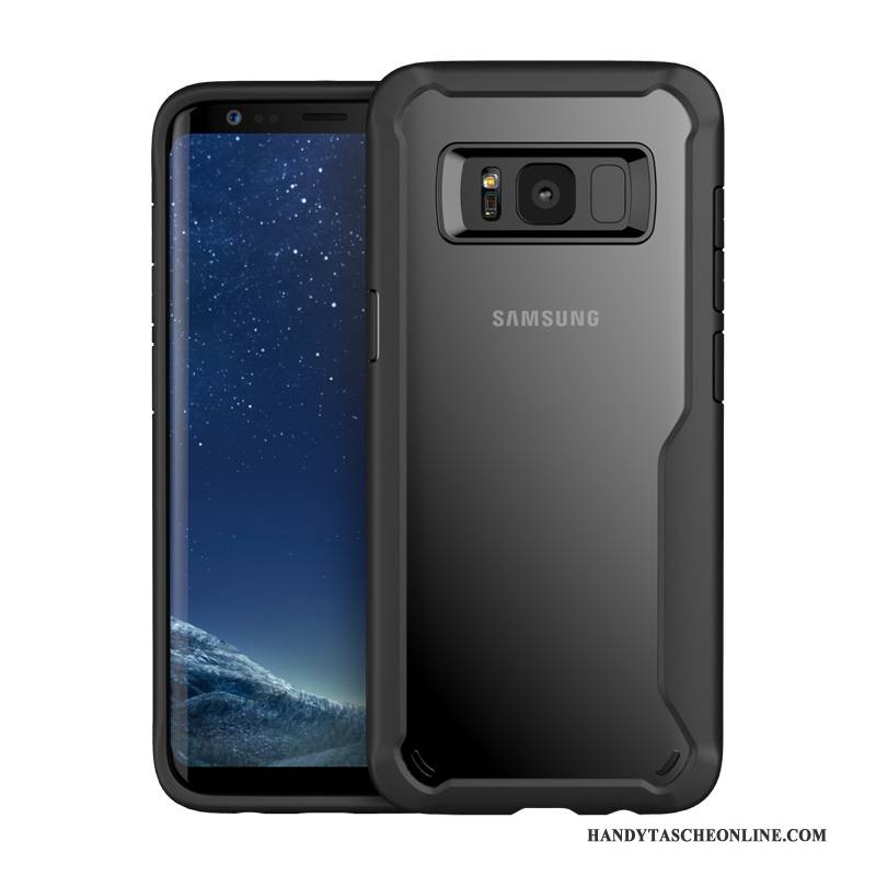 Hülle Samsung Galaxy S8 Taschen Neu Transparent, Case Samsung Galaxy S8 Silikon Schwarz Anti-sturz