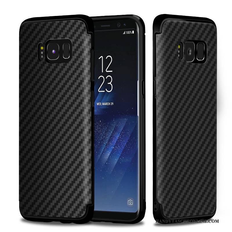 Hülle Samsung Galaxy S8 Weiche Anti-sturz Schwer, Case Samsung Galaxy S8 Silikon Muster Schwarz