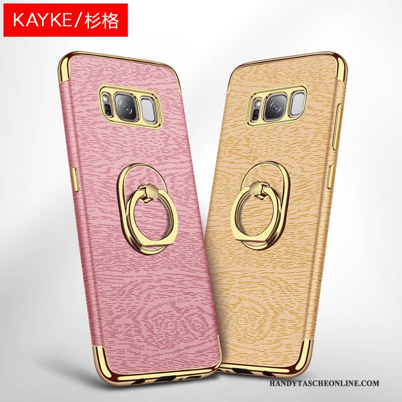 Hülle Samsung Galaxy S8 Weiche Gold Handyhüllen, Case Samsung Galaxy S8 Schutz Rosa Anti-sturz