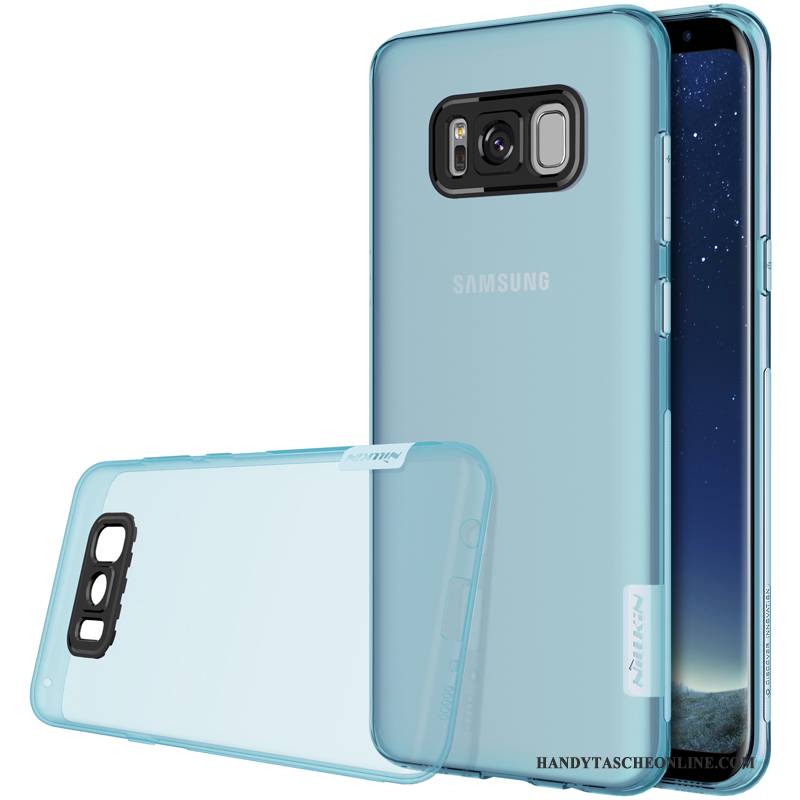 Hülle Samsung Galaxy S8 Weiche Leicht Anti-sturz, Case Samsung Galaxy S8 Taschen Handyhüllen Blau