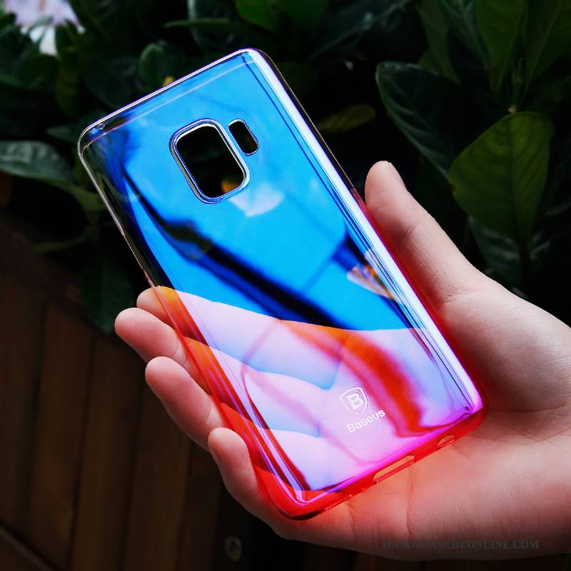 Hülle Samsung Galaxy S9 Kreativ Schwer Schlank, Case Samsung Galaxy S9 Schutz Blau Handyhüllen