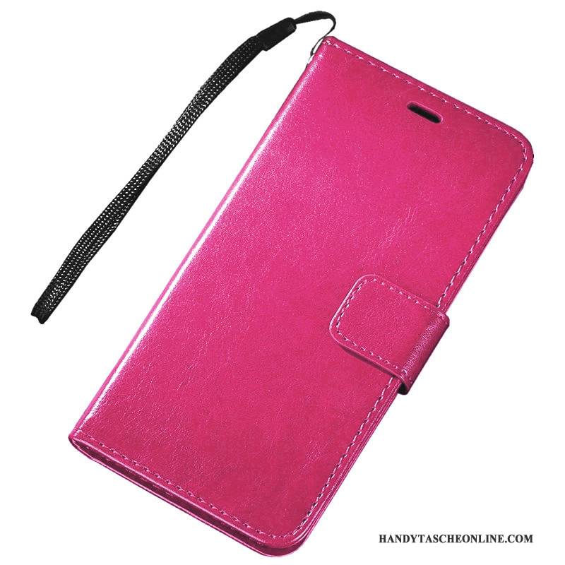 Hülle Samsung Galaxy S9 Lederhülle Handyhüllen Rot, Case Samsung Galaxy S9 Schutz