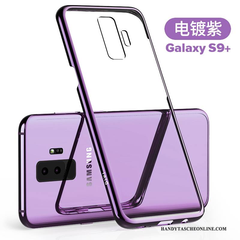 Hülle Samsung Galaxy S9+ Schutz Anti-sturz Lila, Case Samsung Galaxy S9+ Taschen Handyhüllen Transparent