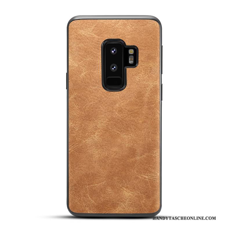 Hülle Samsung Galaxy S9+ Taschen Muster Lichtfarbe, Case Samsung Galaxy S9+ Leder Handyhüllen Anti-sturz