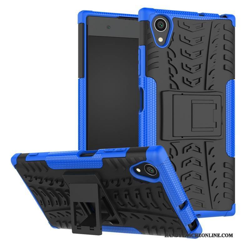Hülle Sony Xperia Xa1 Plus Taschen Anti-sturz Blau, Case Sony Xperia Xa1 Plus Halterung Handyhüllen