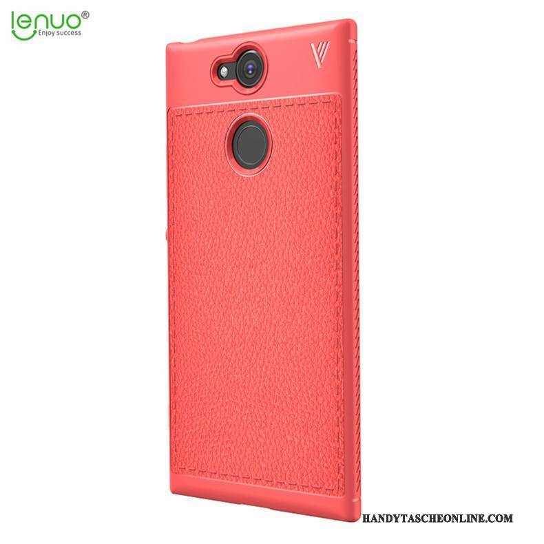 Hülle Sony Xperia Xa2 Taschen Handyhüllen Rot, Case Sony Xperia Xa2 Schutz Atmungsaktiv Anti-sturz