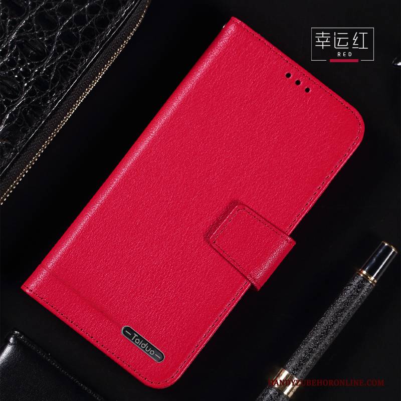 Hülle Xiaomi Mi 10 Lite Folio Rot Jugend, Case Xiaomi Mi 10 Lite Taschen Anti-sturz Mini