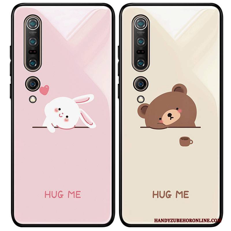 Hülle Xiaomi Mi 10 Pro Mode Persönlichkeit Mini, Case Xiaomi Mi 10 Pro Silikon Liebhaber Rosa