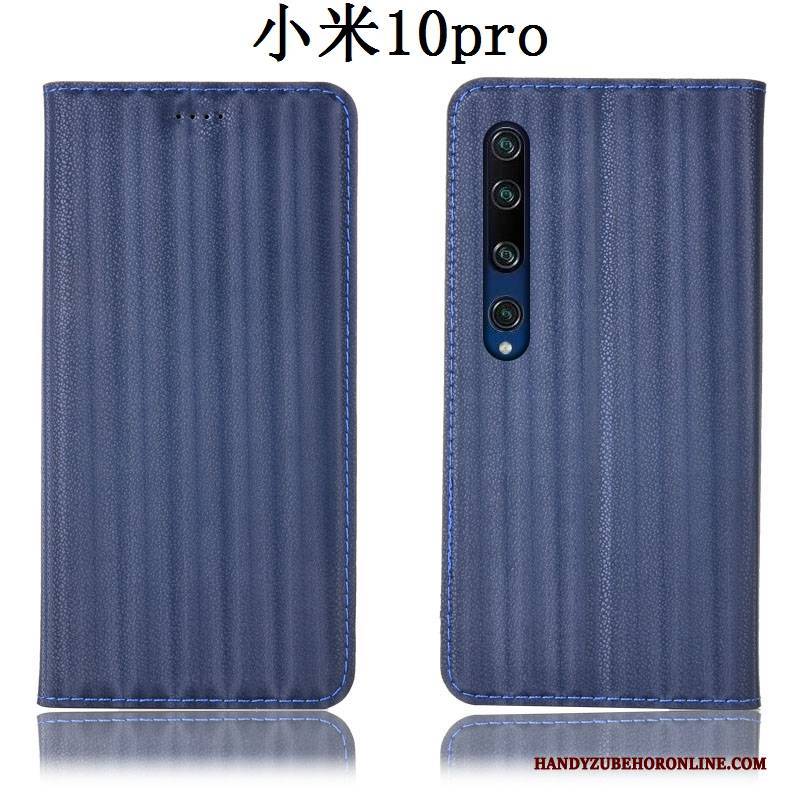 Hülle Xiaomi Mi 10 Pro Taschen Anti-sturz Blau, Case Xiaomi Mi 10 Pro Folio Farbverlauf Mini