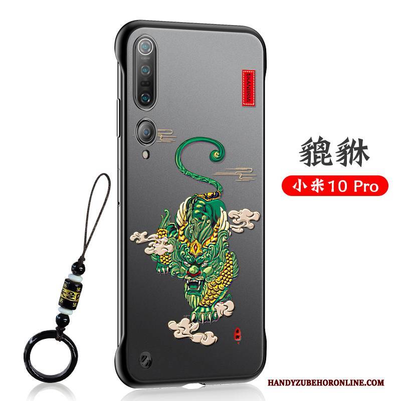 Hülle Xiaomi Mi 10 Pro Weiche Chinesische Art Liebhaber, Case Xiaomi Mi 10 Pro Prägung Nubuck Mini