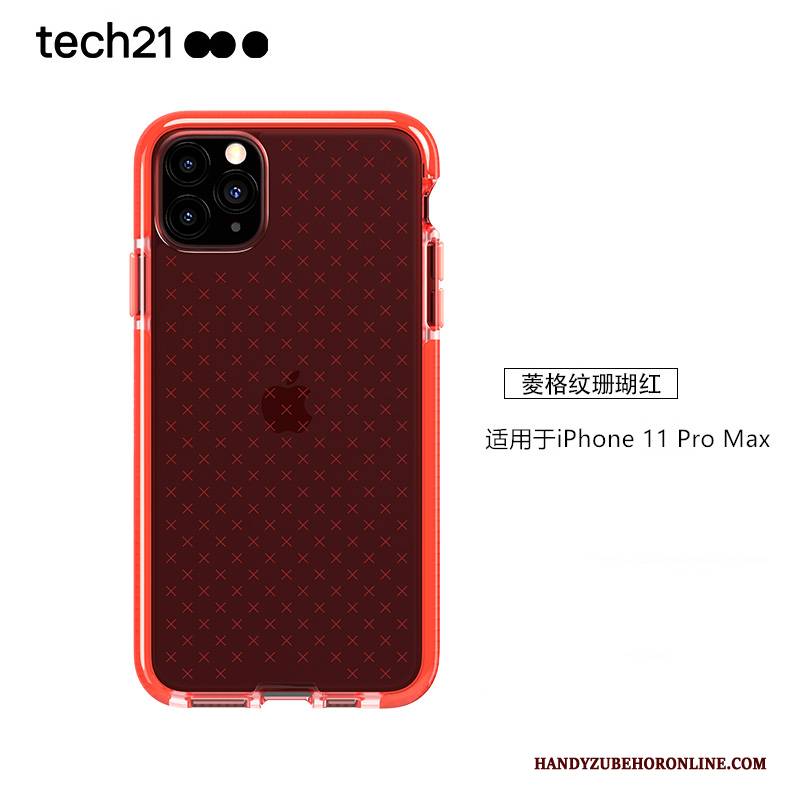 Hülle iPhone 11 Pro Max Taschen Rot Handyhüllen, Case iPhone 11 Pro Max Silikon Anti-sturz