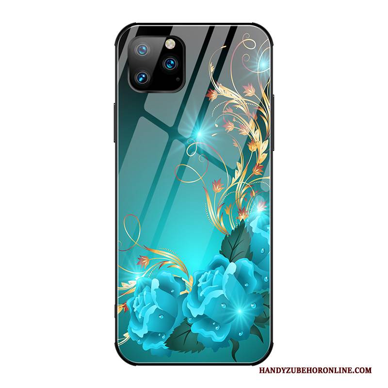 Hülle iPhone 11 Pro Taschen Handyhüllen Anti-sturz, Case iPhone 11 Pro Mode Glas Persönlichkeit