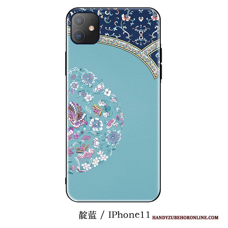 Hülle iPhone 11 Taschen Neu Chinesische Art, Case iPhone 11 Silikon Persönlichkeit Anti-sturz