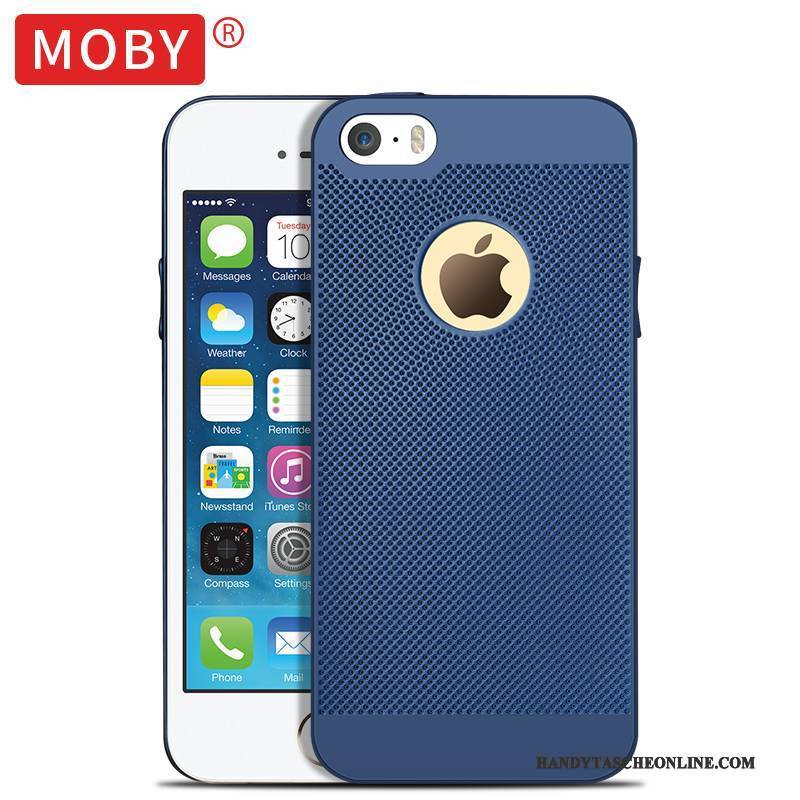 Hülle iPhone 5/5s Schutz Handyhüllen Trend, Case iPhone 5/5s Nubuck Kühlung