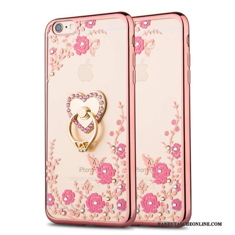 Hülle iPhone 6/6s Kreativ Handyhüllen Rosa, Case iPhone 6/6s Silikon Ring