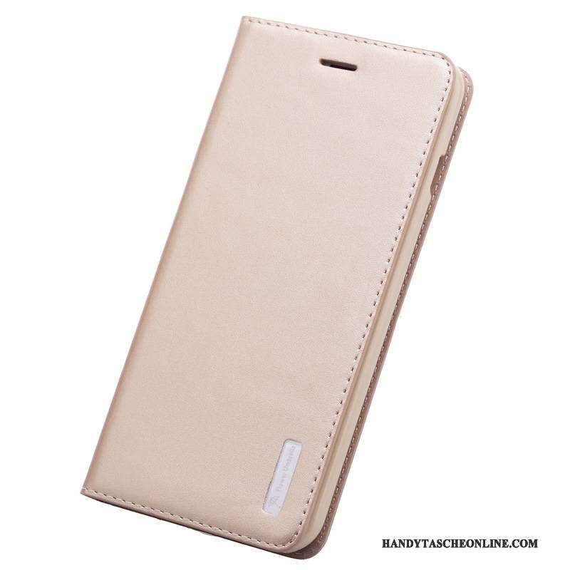 Hülle iPhone 6/6s Lederhülle Gold Anti-sturz, Case iPhone 6/6s Schutz Business Handyhüllen