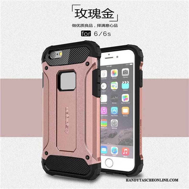 Hülle iPhone 6/6s Metall Rosa Handyhüllen, Case iPhone 6/6s Silikon Ballon Anti-sturz