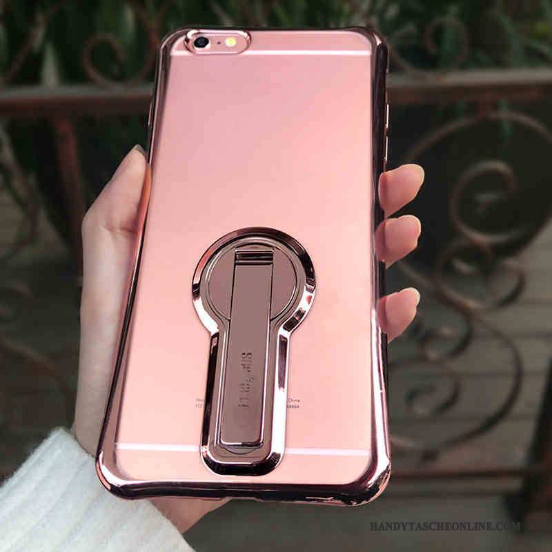 Hülle iPhone 6/6s Plus Halterung Handyhüllen Anti-sturz, Case iPhone 6/6s Plus Silikon Rosa Pu