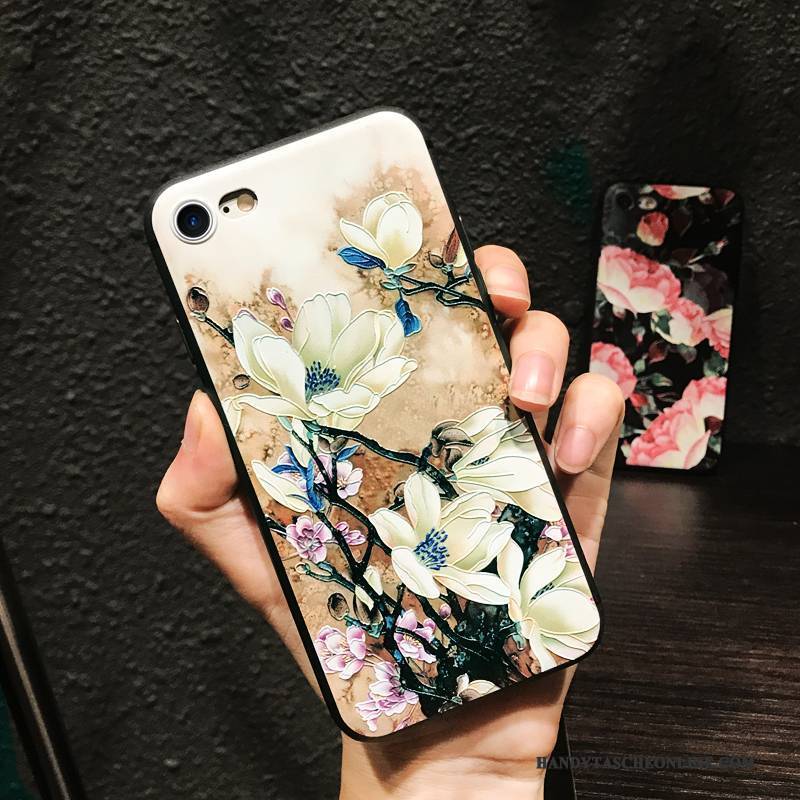 Hülle iPhone 6/6s Plus Retro Blumen Handyhüllen, Case iPhone 6/6s Plus Weiche Neu