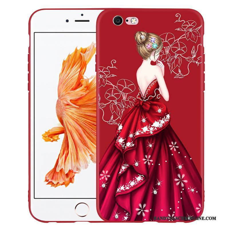 Hülle iPhone 6/6s Silikon Rot Handyhüllen, Case iPhone 6/6s Taschen