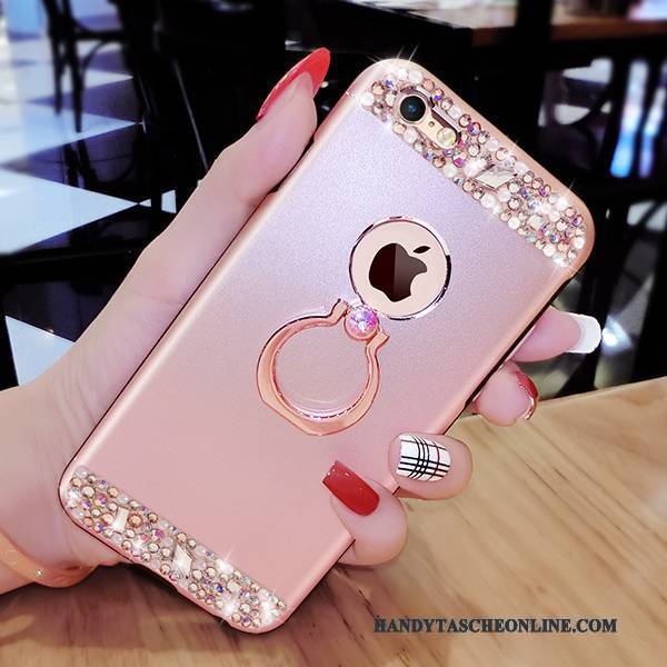 Hülle iPhone 6/6s Strass Handyhüllen Rosa, Case iPhone 6/6s Halterung Ring Anti-sturz